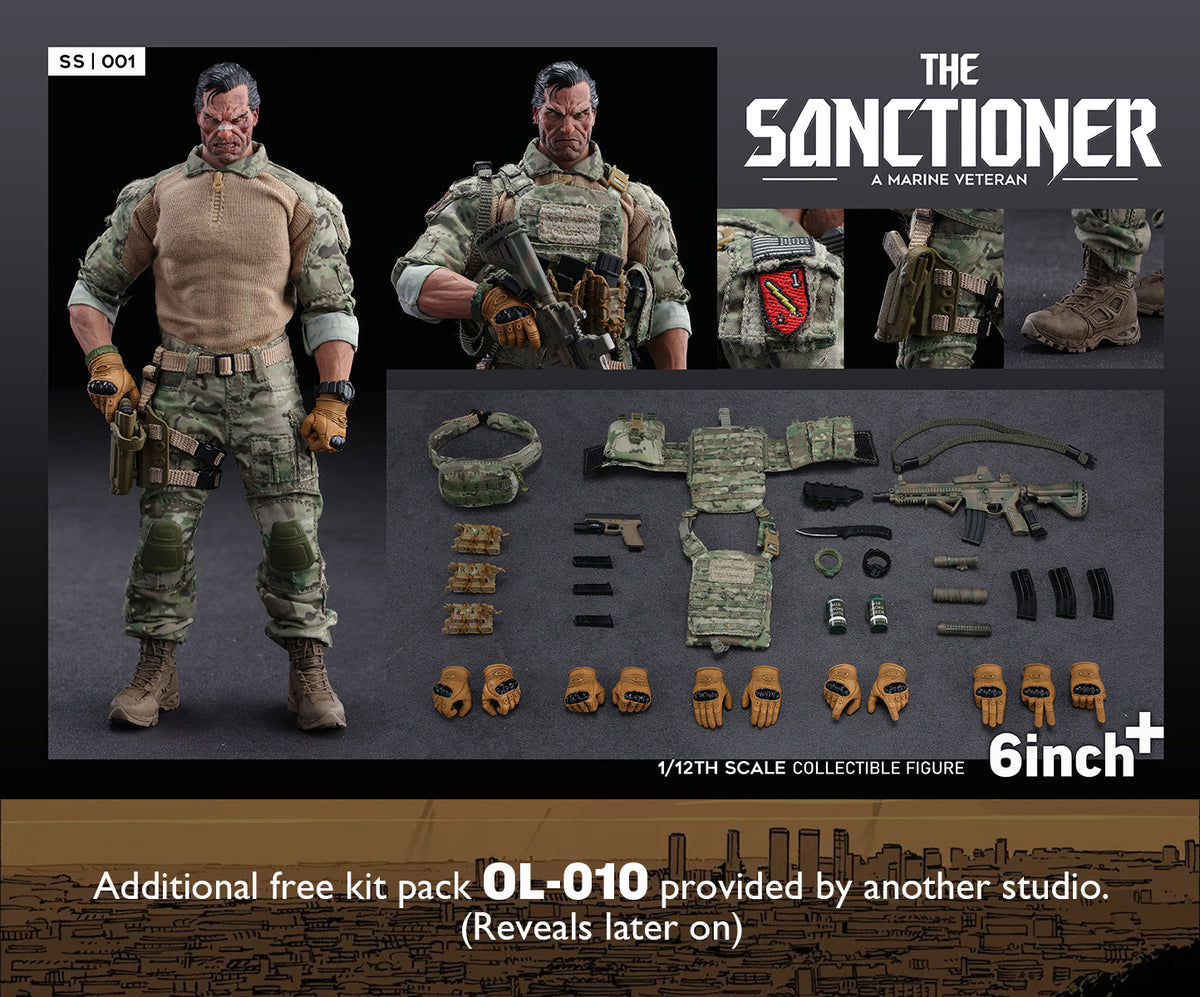 ****Pre-Order**** 6inchplus The Sanctioner SS001 1/12 action figure