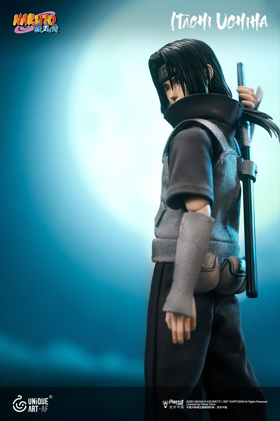 ****Pre-Order**** Unique Art 1/12 Naruto Itachi Uchiha action figure  Official Licensed Product