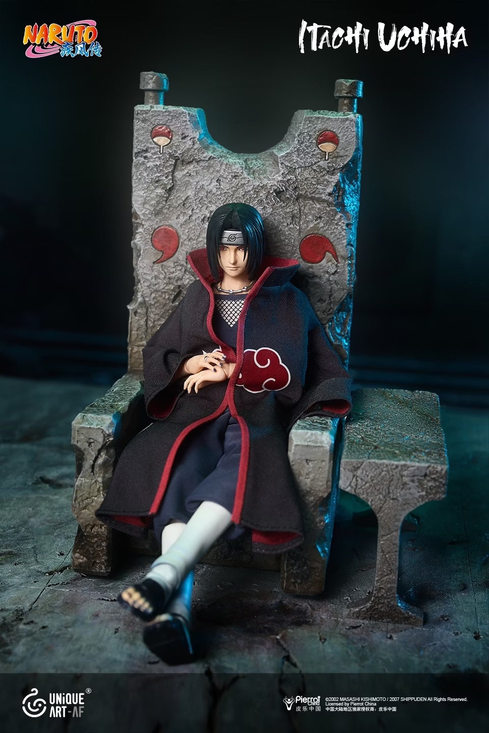 ****Pre-Order**** Unique Art 1/12 Naruto Itachi Uchiha action figure  Official Licensed Product