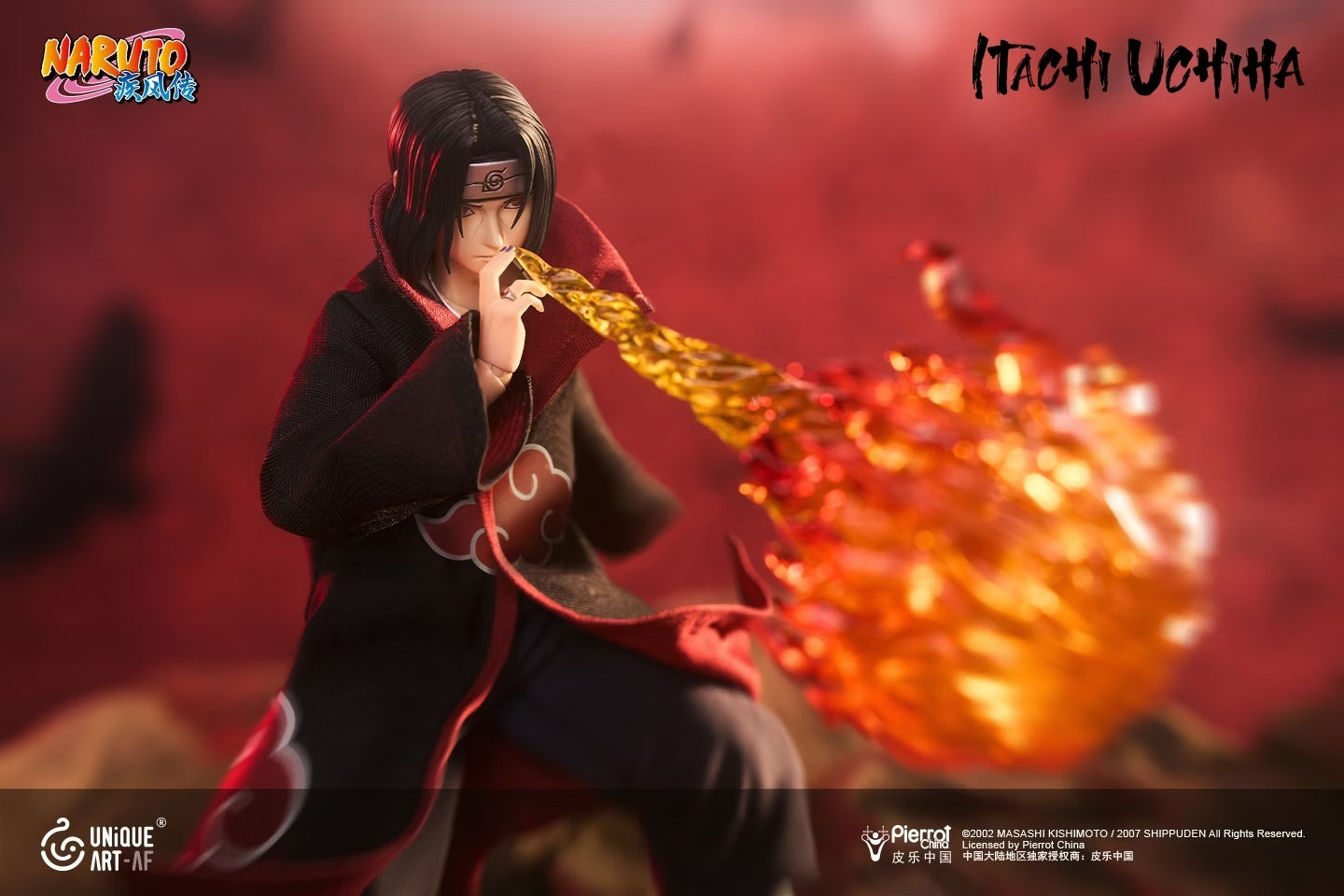 ****Pre-Order**** Unique Art 1/12 Naruto Itachi Uchiha action figure  Official Licensed Product