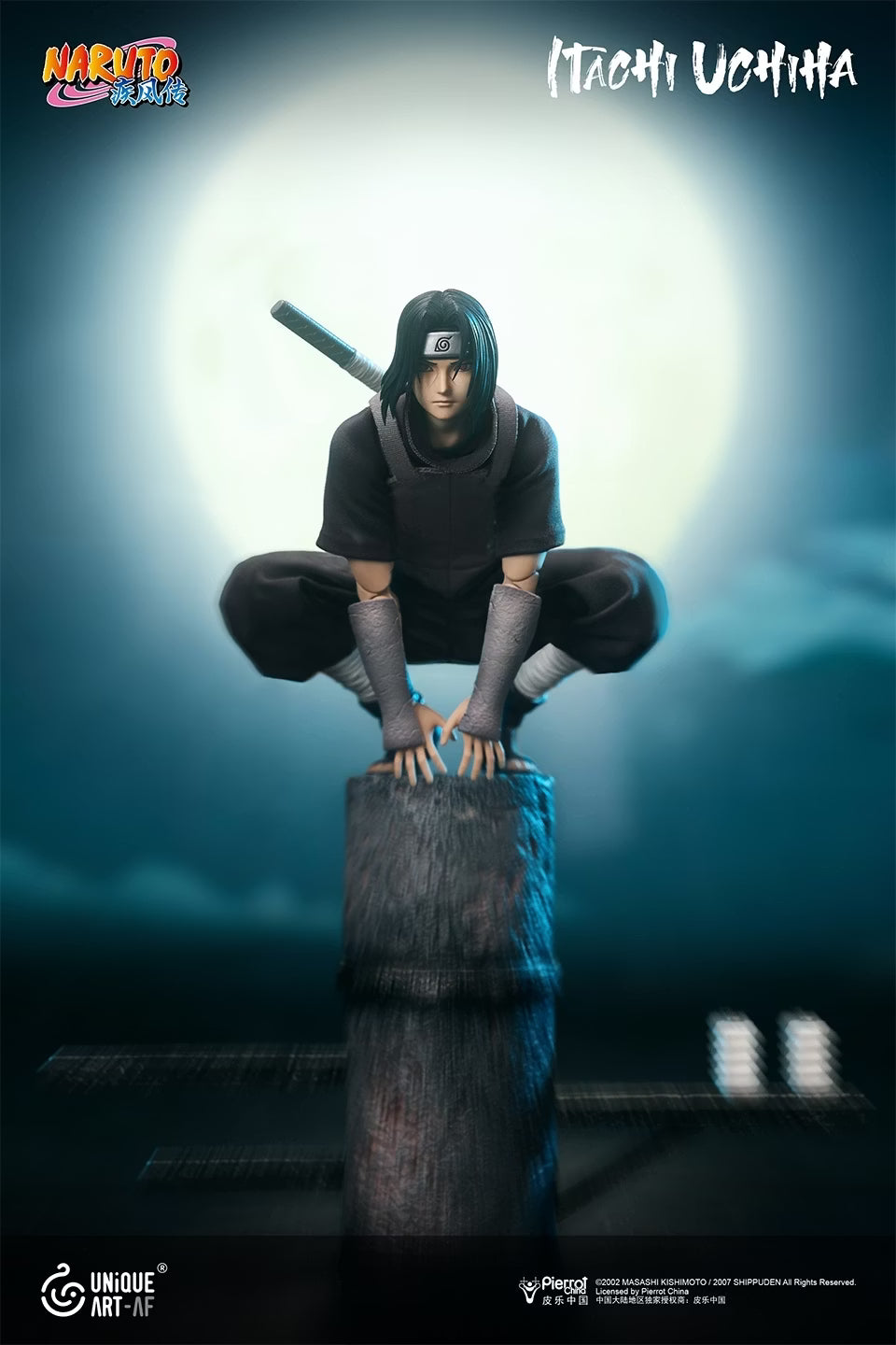 ****Pre-Order**** Unique Art 1/12 Naruto Itachi Uchiha action figure  Official Licensed Product