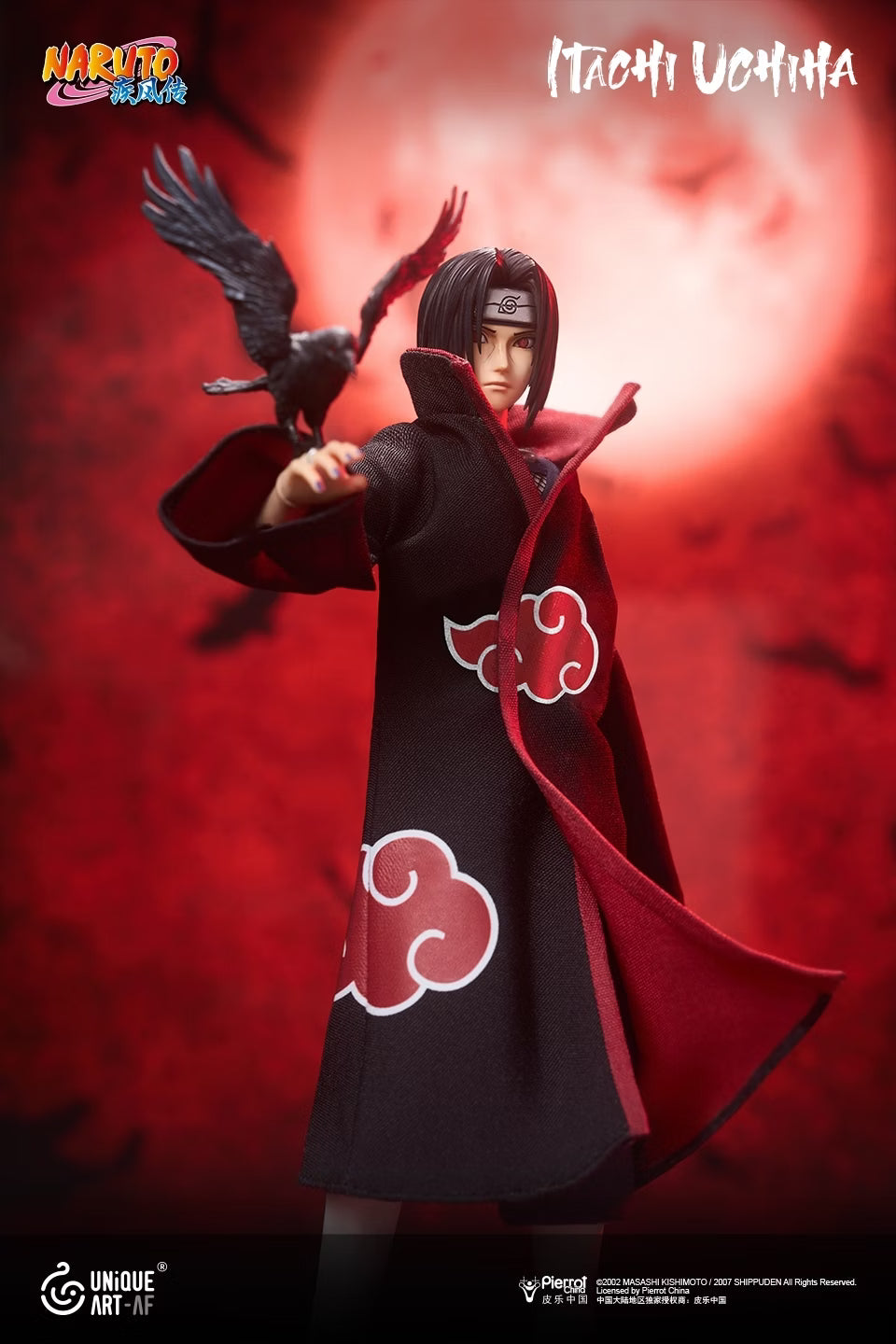 ****Pre-Order**** Unique Art 1/12 Naruto Itachi Uchiha action figure  Official Licensed Product