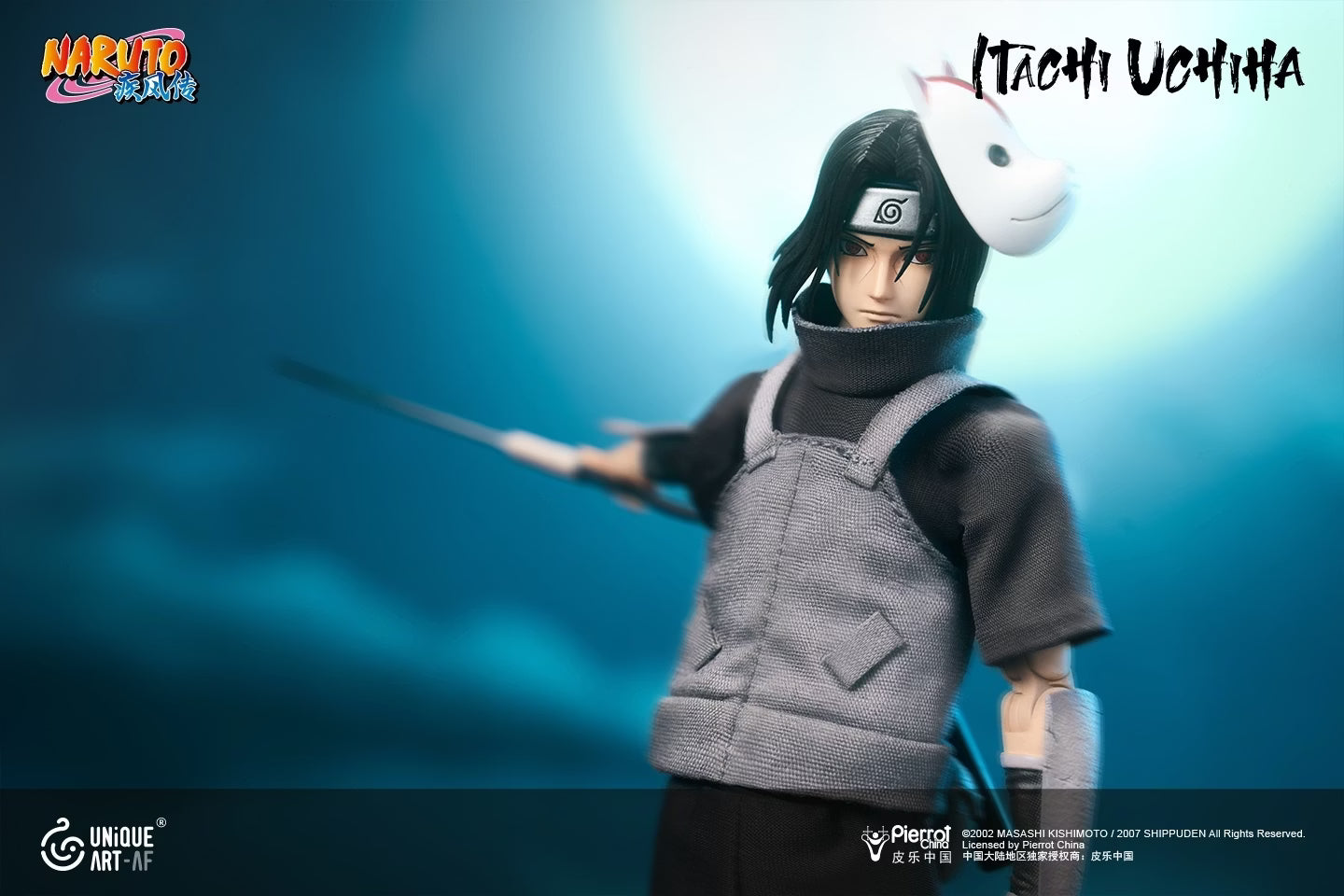 ****Pre-Order**** Unique Art 1/12 Naruto Itachi Uchiha action figure  Official Licensed Product