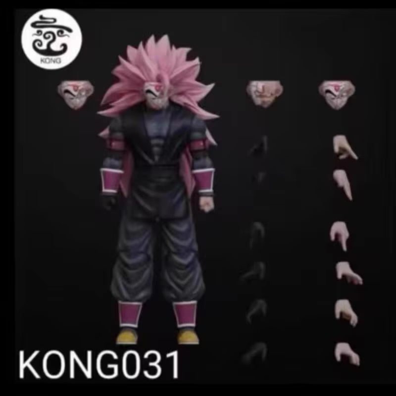 --IN STOCK-- Beast Deities Kong Studio Red Bolt Dragon Ball SHF Kong031/032 SSJ1 SSJ2 SSJ3 SOBEK Black Goku 1/12 Scale Action Figure Reissue RL006 RL007