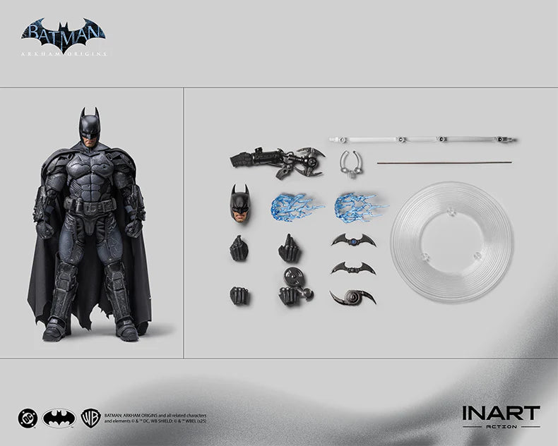 ****2nd Payment**** INART Batman: Arkham Origins - Batman (Battle Damaged Version) Action Figure 1/12
