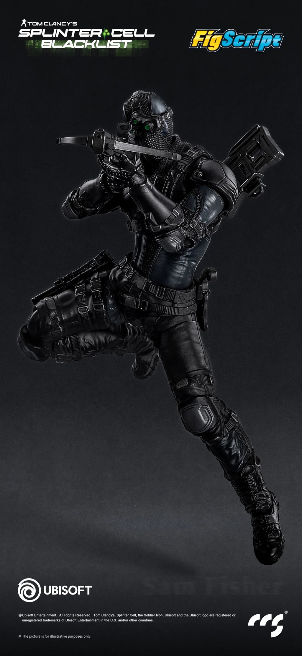 ****Pre-Order**** CCS Toys 1/12 Splinter Cell - Sam Fisher official Licensed action figure