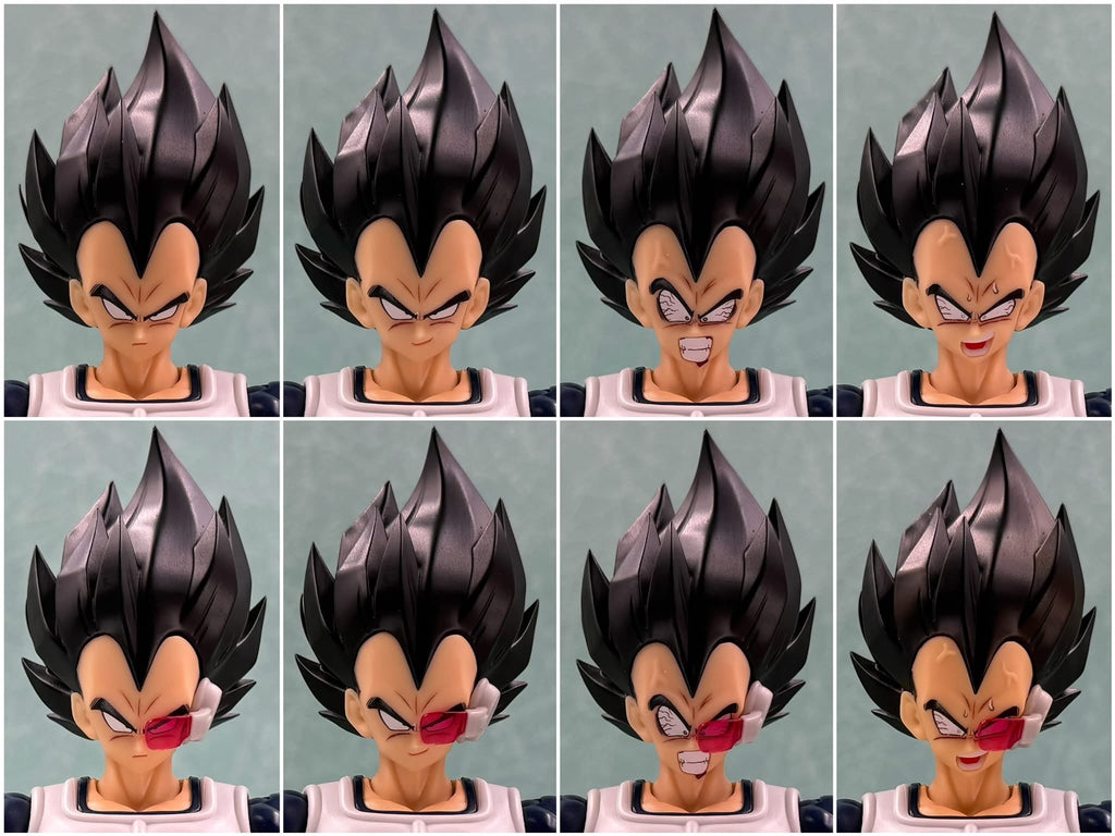 ***2nd Payment*** DDG-04 custom 1/12 shf shfiguarts 24000 vegeta 2.0 Black Hair Head Sculpture kit **NO BODY INCLUDED**
