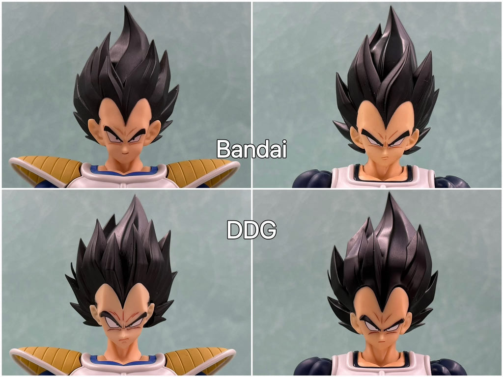 ***2nd Payment*** DDG-04 custom 1/12 shf shfiguarts 24000 vegeta 2.0 Black Hair Head Sculpture kit **NO BODY INCLUDED**