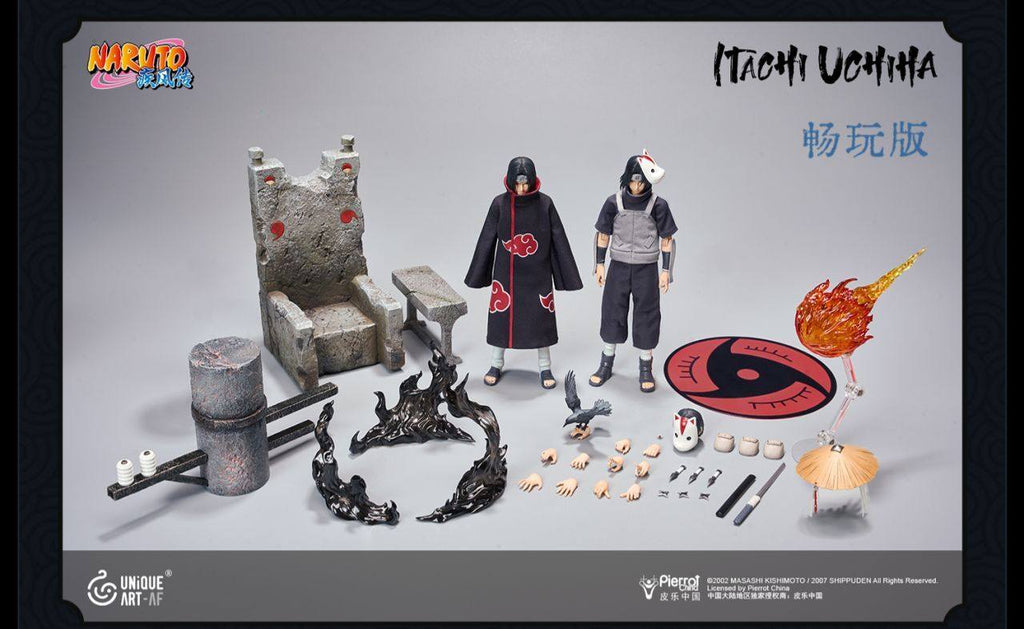 ****Pre-Order**** Unique Art 1/12 Naruto Itachi Uchiha action figure  Official Licensed Product