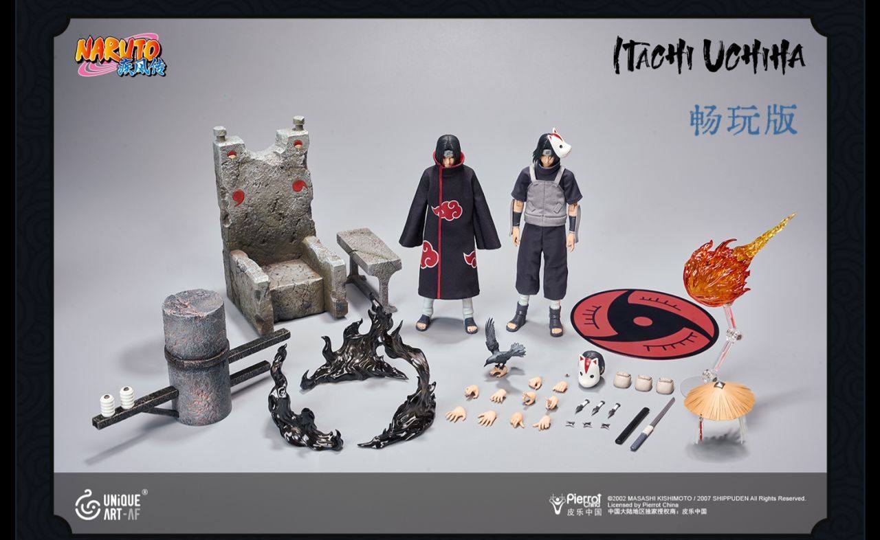 ****Pre-Order**** Unique Art 1/12 Naruto Itachi Uchiha action figure  Official Licensed Product