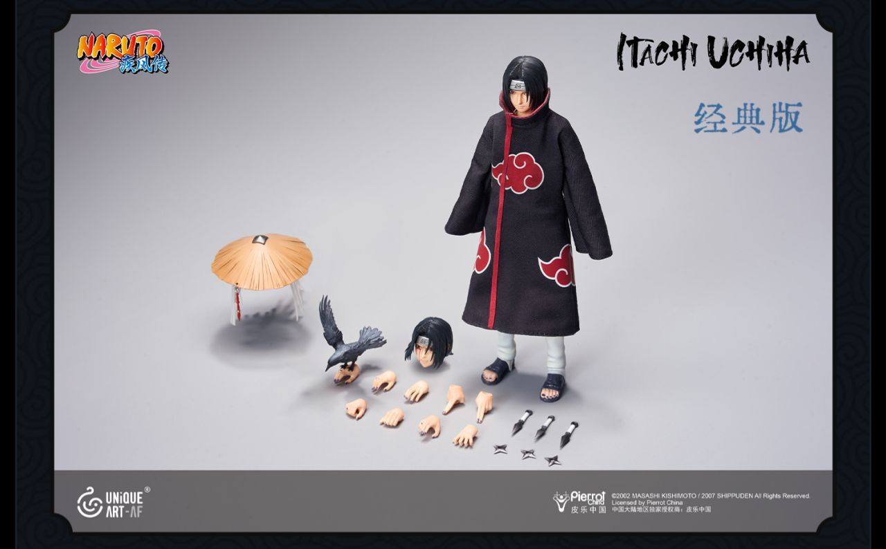 Pre-Order**** Unique Art 1/12 Naruto Itachi Uchiha action figure O