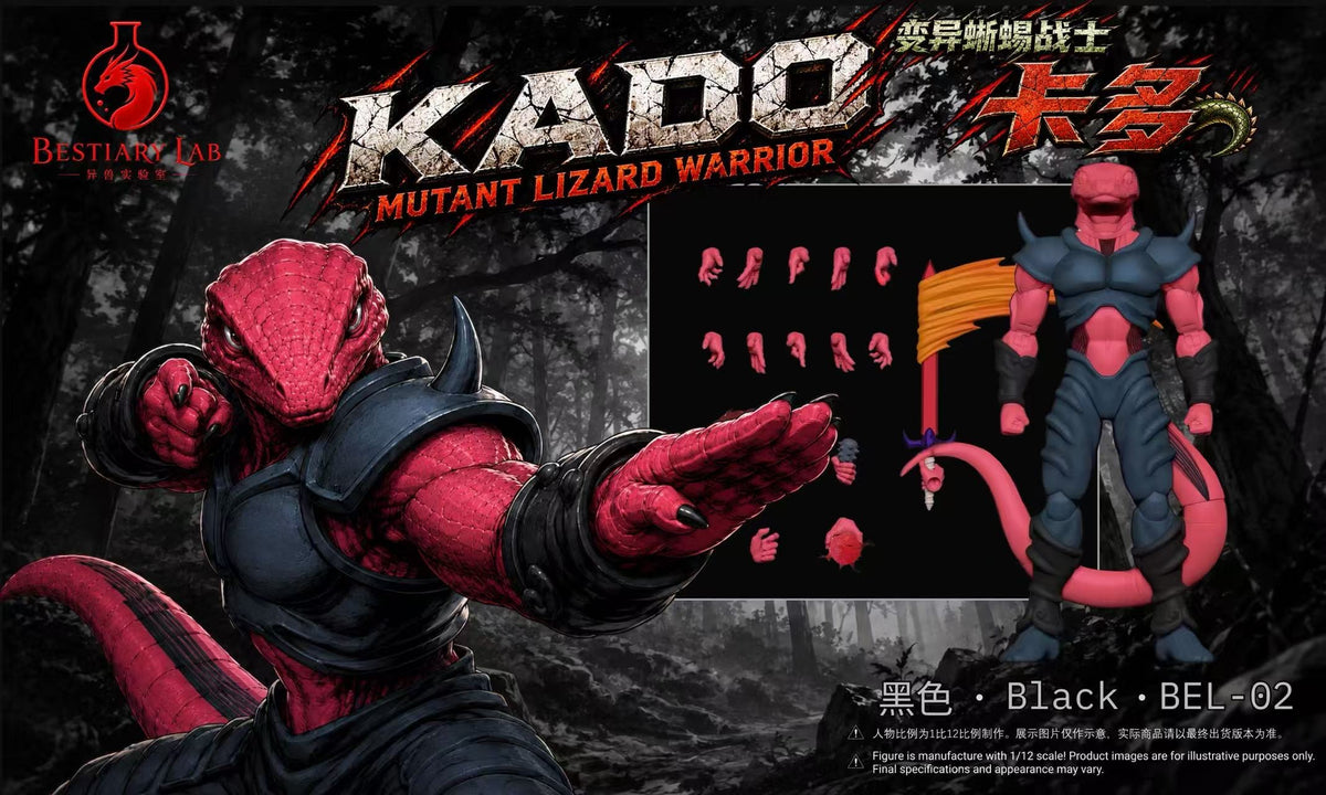 ****Pre-Order**** BESTIARY LAB KADO MUTANT LIZARD WARRIOR BEL-01 BEL-02 BEL-03 plus NEW Line Studio EDC parts