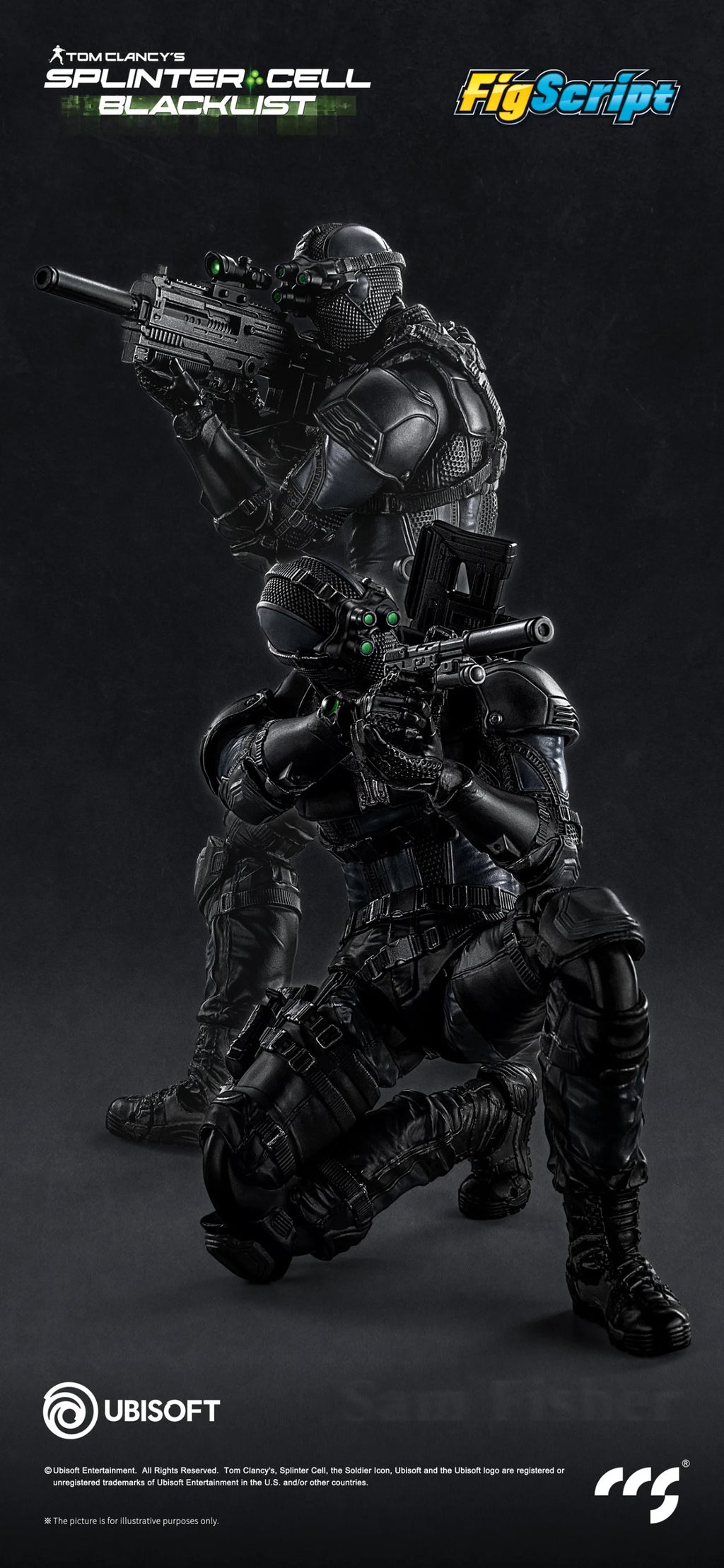 ****Pre-Order**** CCS Toys 1/12 Splinter Cell - Sam Fisher official Licensed action figure