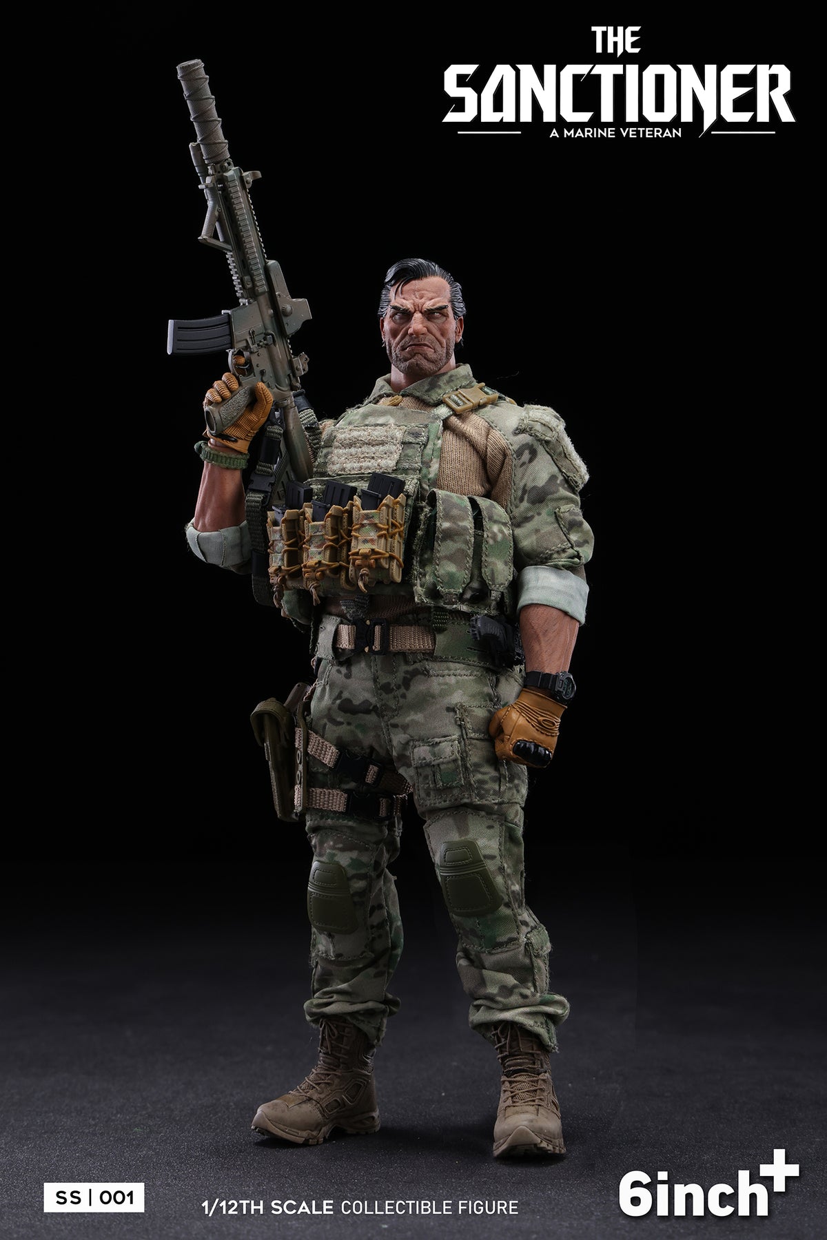 ****Pre-Order**** 6inchplus The Sanctioner SS001 1/12 action figure