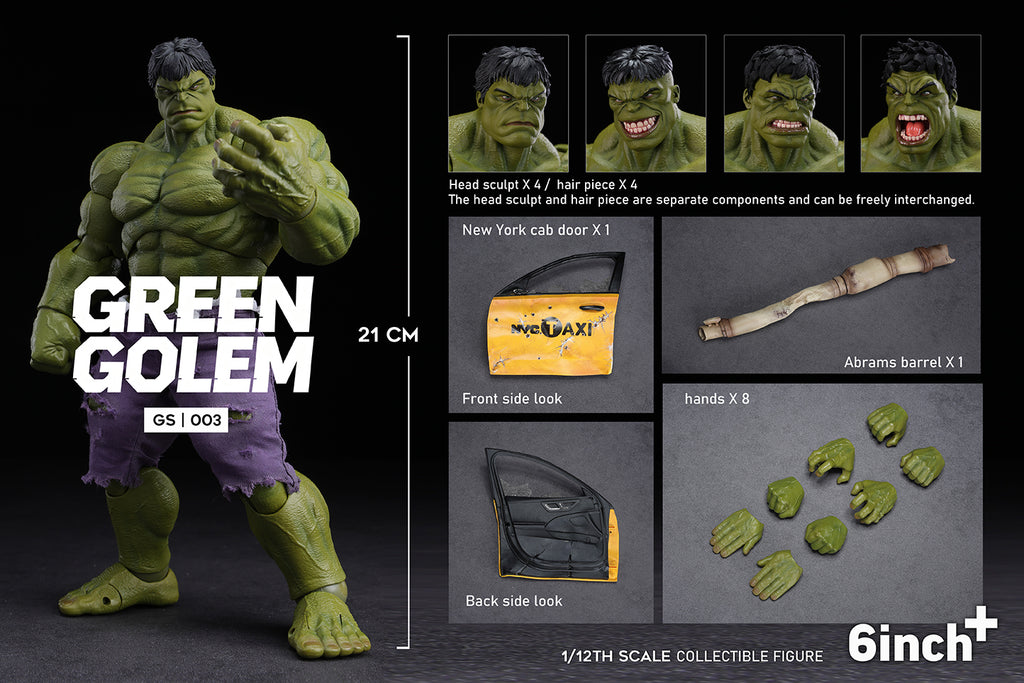 ****Pre-Order**** 6inchplus Green Golem GS003