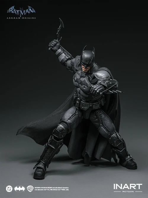 ****Pre-Order**** INART Batman: Arkham Origins - Batman (Battle Damaged Version) Action Figure 1/12