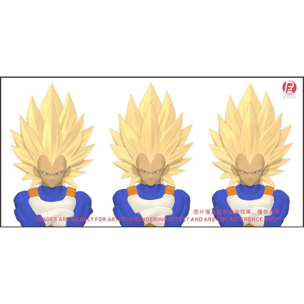 --- Pre Order--- Reissue ReCustom - THE INSTANTANEOUS MARTYR - Vegeta Head Sculpt set