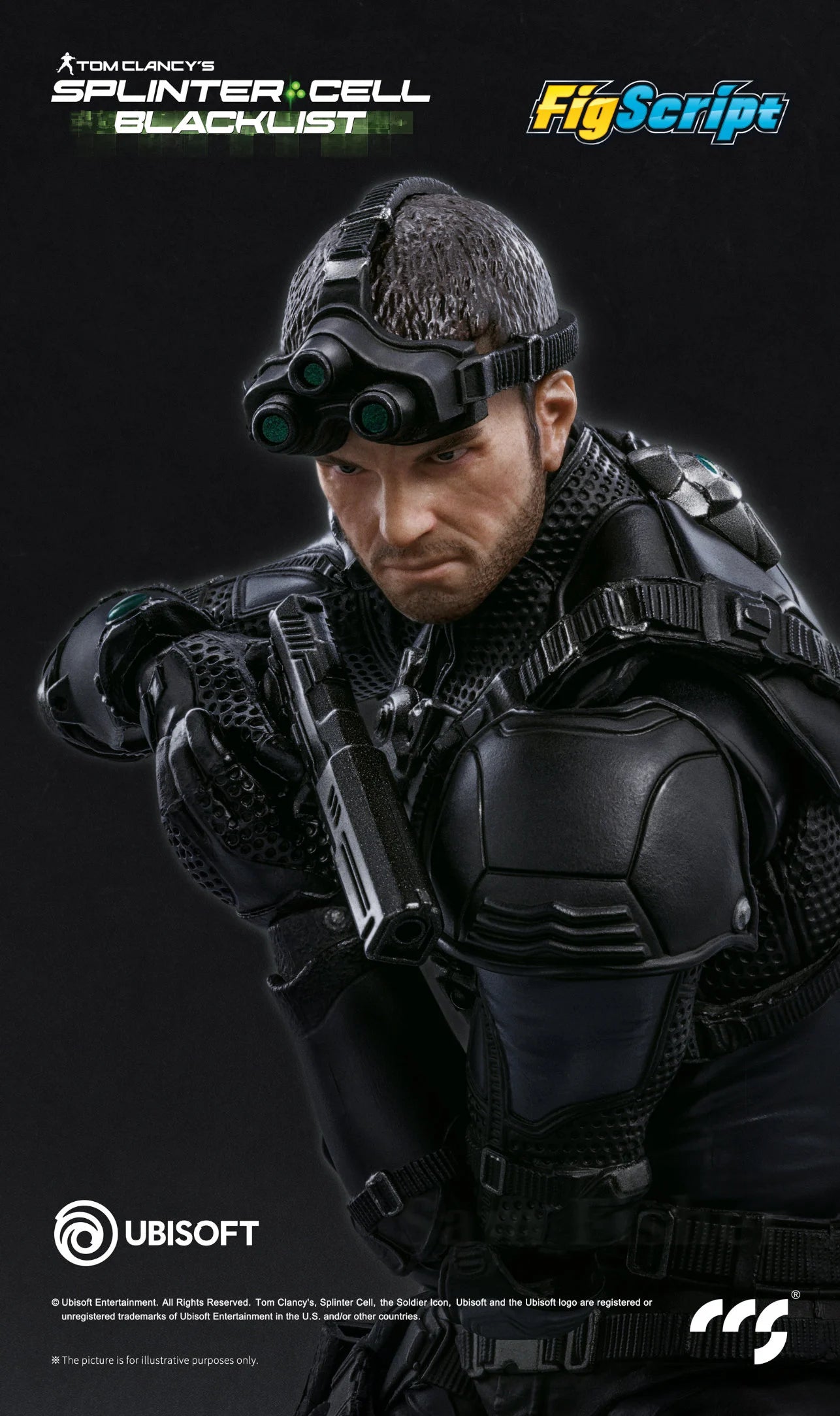 ****Pre-Order**** CCS Toys 1/12 Splinter Cell - Sam Fisher official Licensed action figure