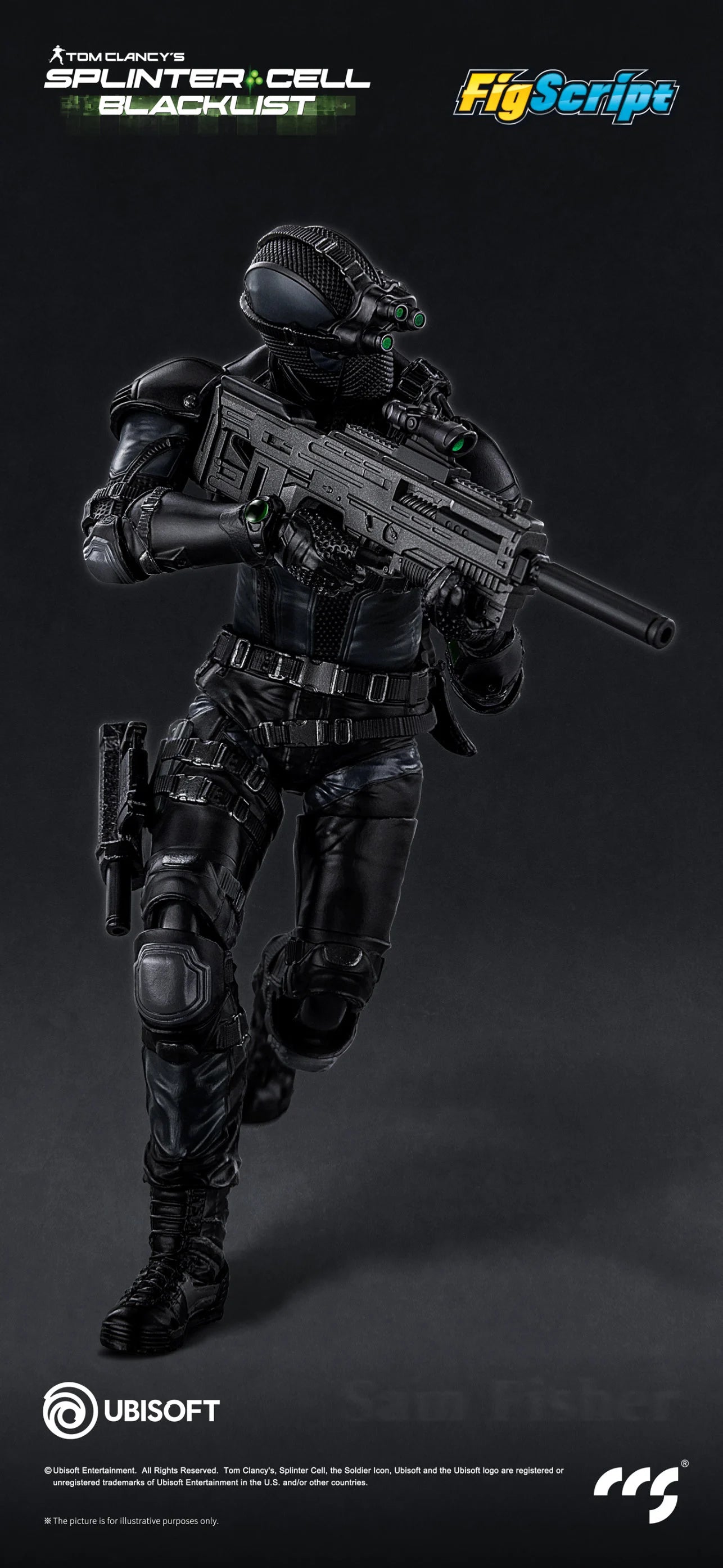 ****Pre-Order**** CCS Toys 1/12 Splinter Cell - Sam Fisher official Licensed action figure