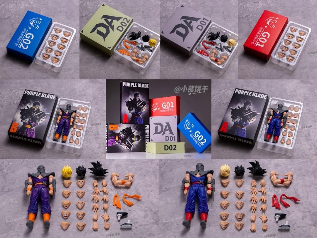 --In stock soon--  HA studio Purple Blade figure set A + D01 + G01 & set B + D02 + G02