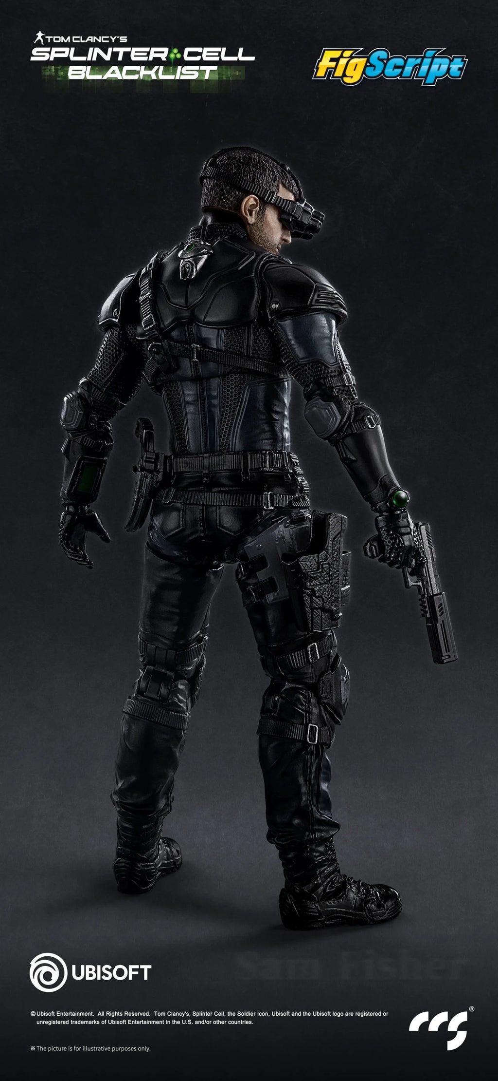 ****Pre-Order**** CCS Toys 1/12 Splinter Cell - Sam Fisher official Licensed action figure
