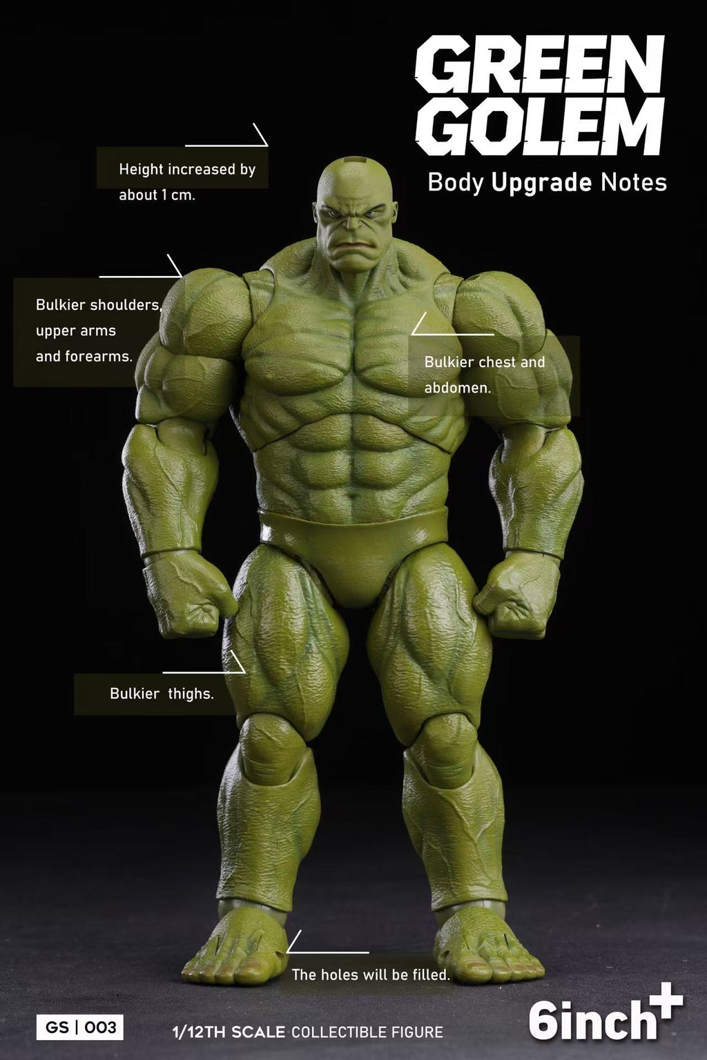 ****Pre-Order**** 6inchplus Green Golem GS003