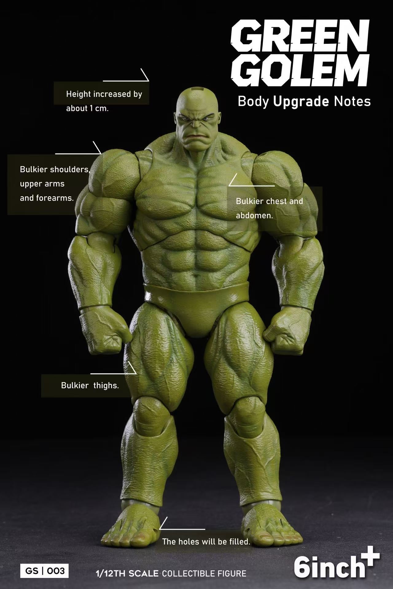 ****Pre-Order**** 6inchplus Green Golem GS003