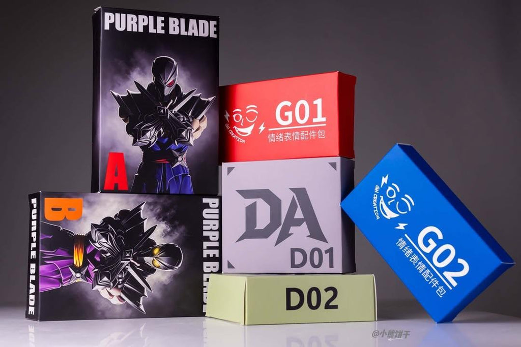 --In stock soon--  HA studio Purple Blade figure set A + D01 + G01 & set B + D02 + G02