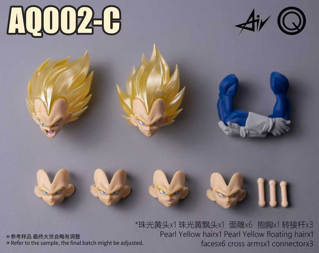 --- Pre Order--- AIR & OQ CUSTOM AQ002 Vegetable Head set Accessory AQ002A AQ002B AQ002C AQ002D
