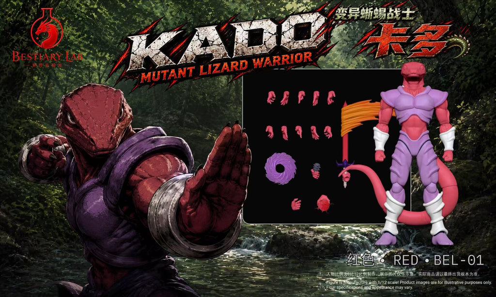 ****Pre-Order**** BESTIARY LAB KADO MUTANT LIZARD WARRIOR BEL-01 BEL-02 BEL-03 plus NEW Line Studio EDC parts