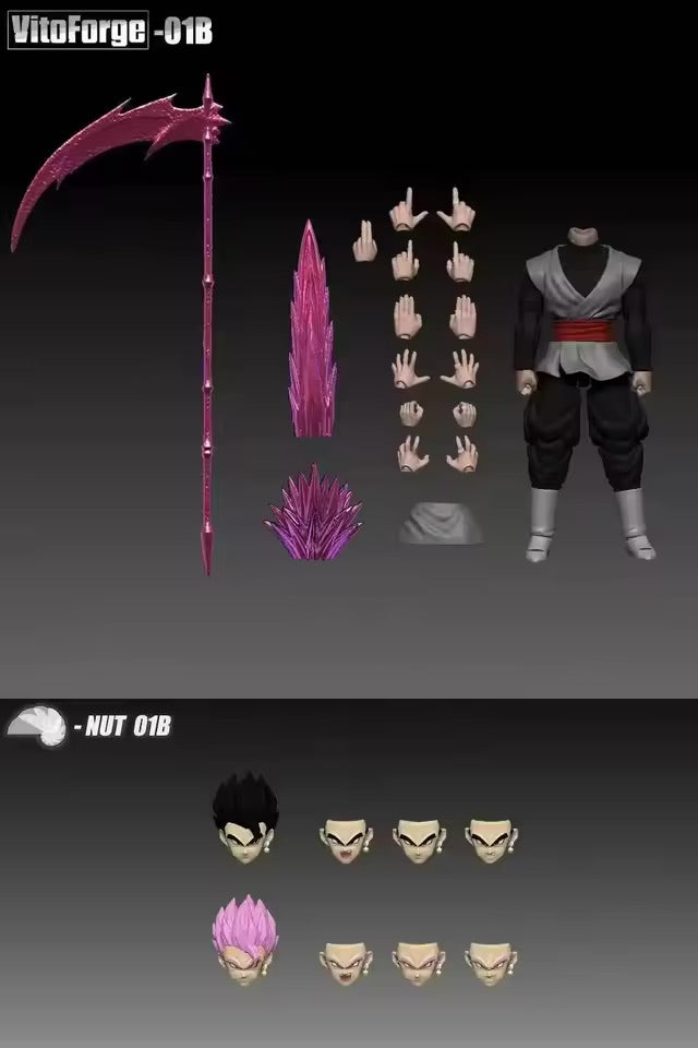 **2nd PAYMENT ONLY** FOR PRE-ORDERED CUSTOMERS ONLY - VITOFORGE 1/12 "The Scythe Lord" Goku Black Rose Gohan Black