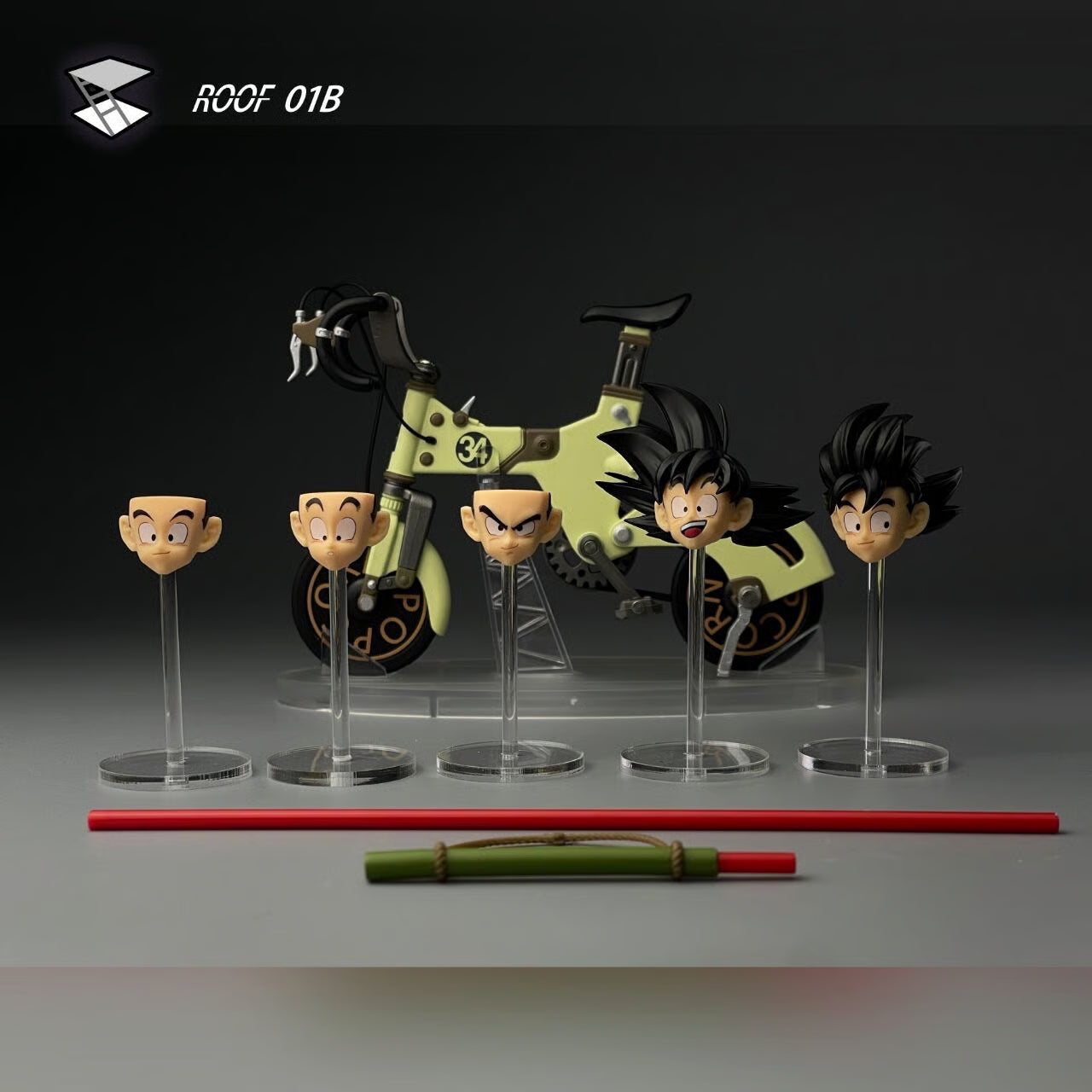 --IN STOCK-- Tonsenarttoys Kamione 01B Fly Page Son Goku Ride Bike Accesorios Anime Figures model